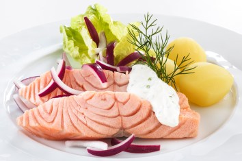 New Nordic Cuisine - Pickled Norwegian Salmon with horseradish cream1